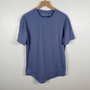 BYLT Premium Basics Drop Cut SS Atlantic Blue T-Shirt Mens Large